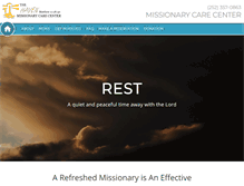 Tablet Screenshot of missionarycarecenter.org